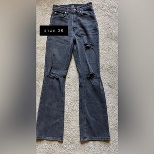 Urban Outfitters Black flare jeans - Size 26 -